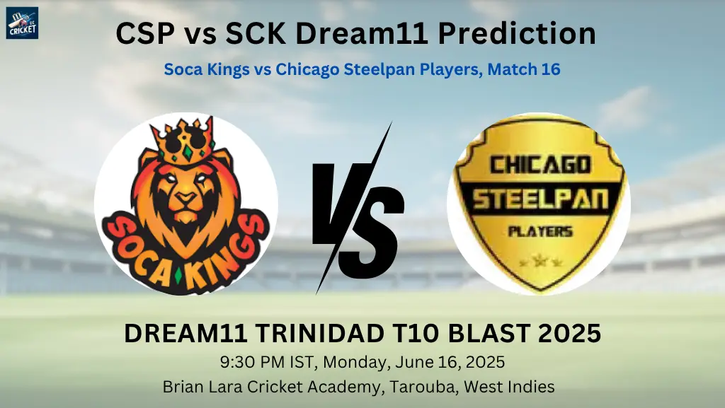 CSP vs SCK Dream11 Prediction