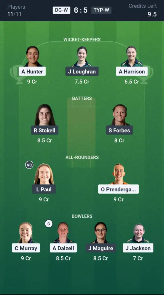 DG-W vs TYP-W Grand League Team
