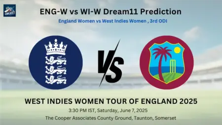 ENG-W vs WI-W Dream11 Prediction