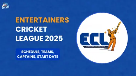 Entertainers Cricket League 2025 Schedule