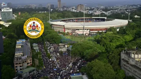 Karnataka Government planning to Shift M Chinnaswamy stadium to a new location