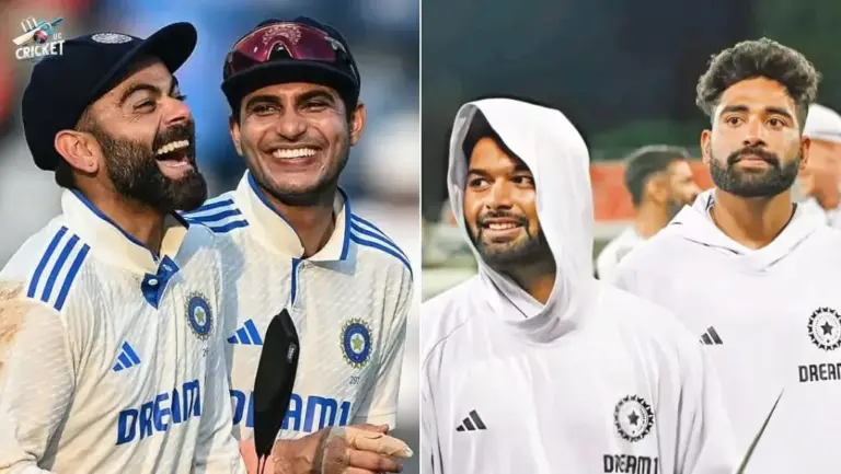 Shubman Gill, Rishabh Pant and Siraj Visit Virat kohli's house in London