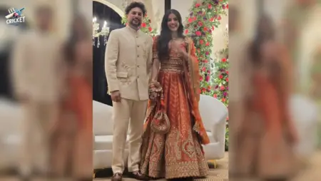 Kuldeep Yadav Gets Engaged to Childhood Friend Vanshika in a Private Ceremony Kuldeep yadav gets engaged to his Childhood friend