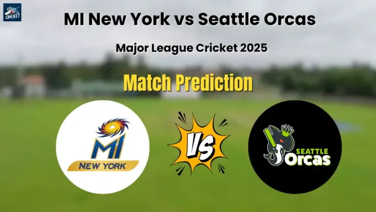 MI New York vs Orcas Seattle Match Prediction