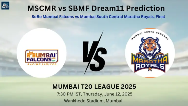 MSCMR vs SBMF Dream11 Prediction