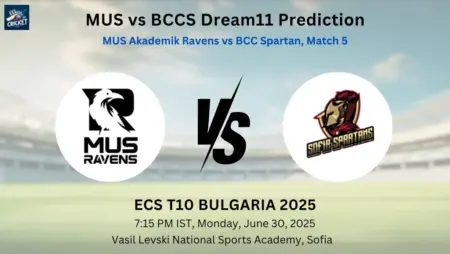 MUS vs BCCS Dream11 Prediction