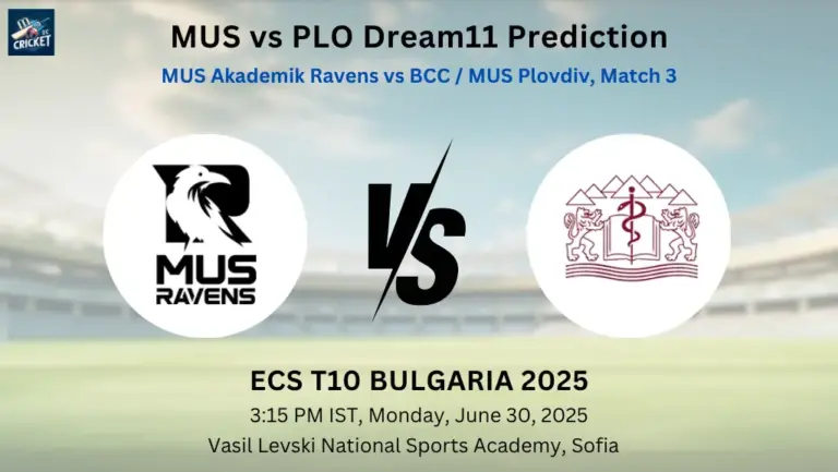 MUS vs PLO Dream11 Prediction