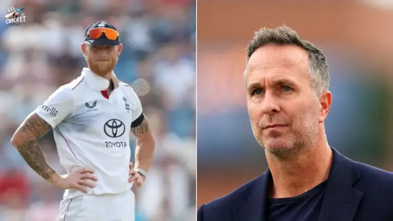 Micheal Vaughan and Ben Stokes