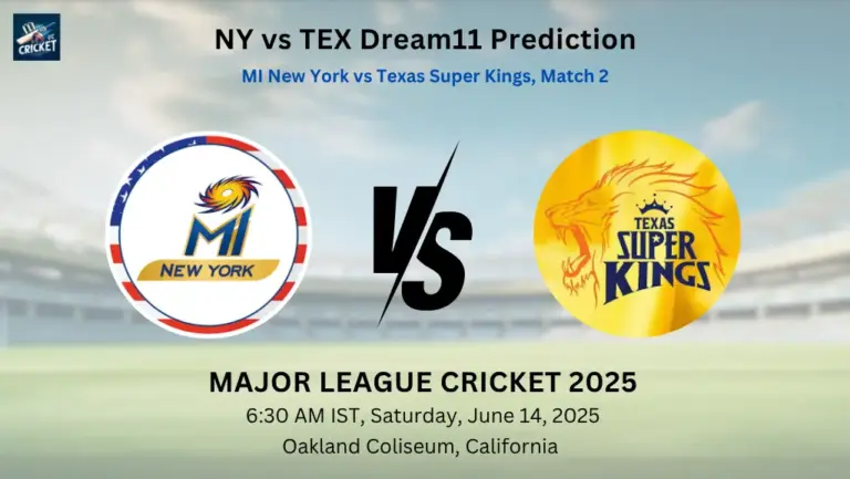 NY vs TEX Dream11 Prediction