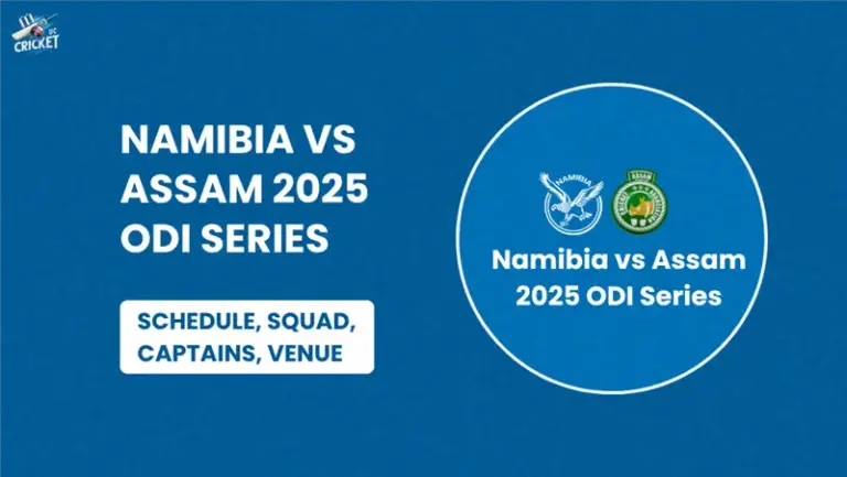Namibia vs Assam 2025 ODI Series: