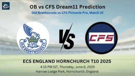 OB vs CFS Dream11 Prediction