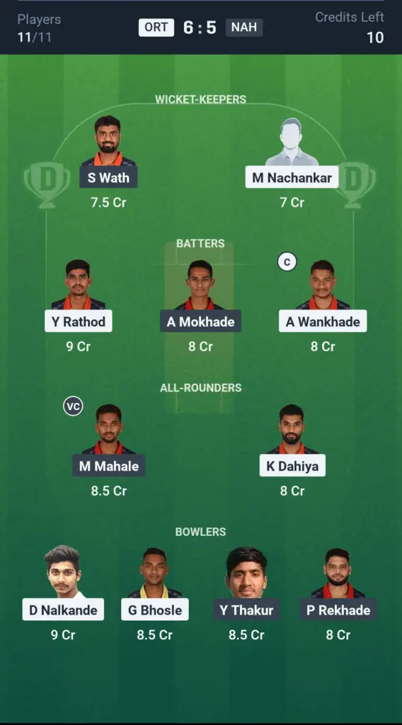 ORT vs NAH Small League Team