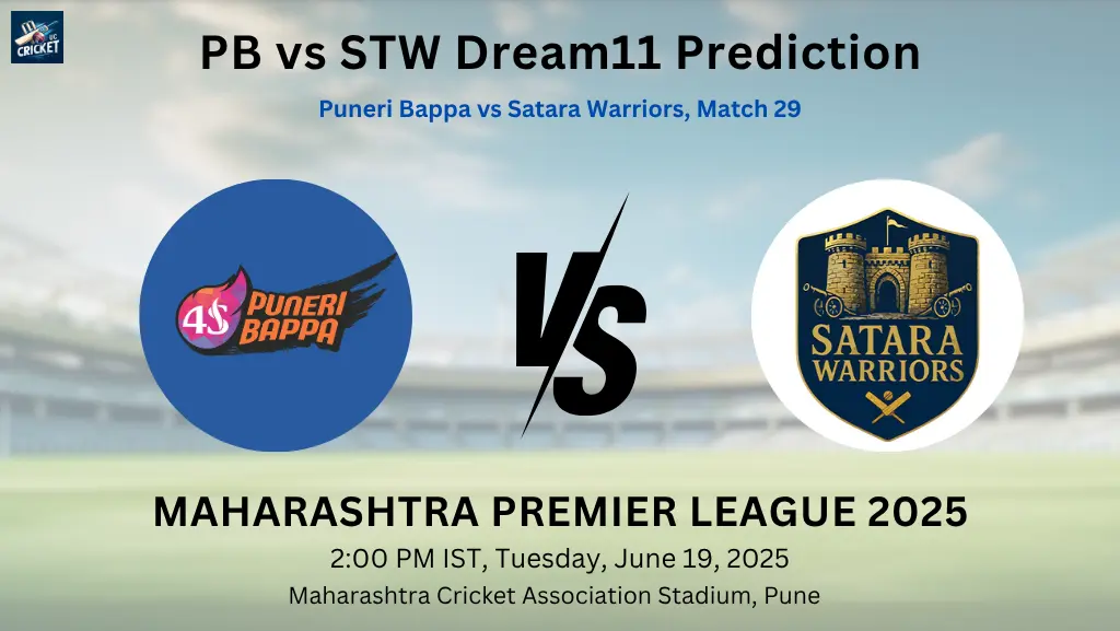 PB vs STW Dream11 Prediction