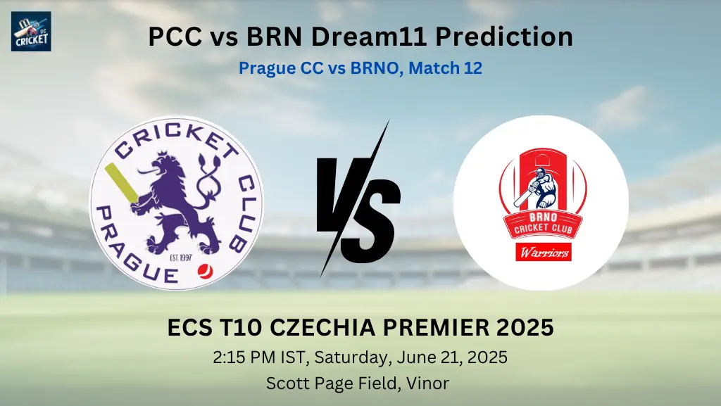 PCC vs BRN Dream11 Prediction