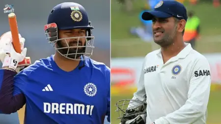 Rishabh Pant and MS Dhoni