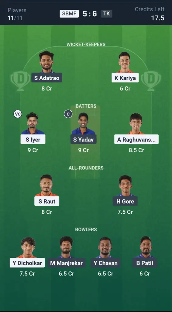SBMF vs TK Small League Team