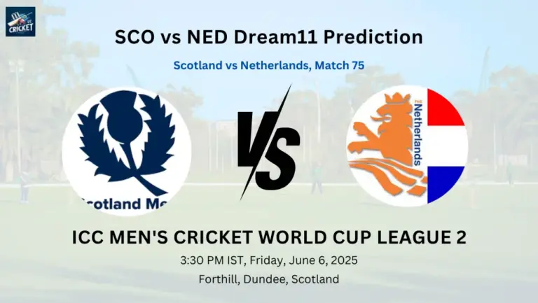 SCO vs NED Dream11 Prediction