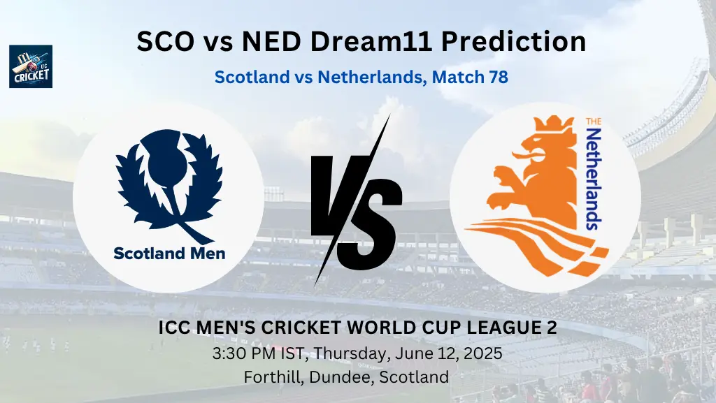 SCO vs NED Dream11 Prediction