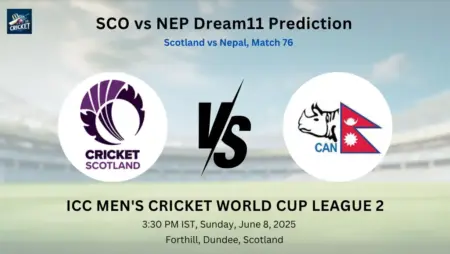 SCO vs NEP Dream11 Prediction