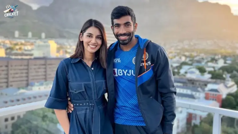Sanjana Ganesan and Jasprit Bumrah