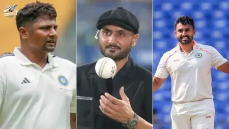 Sarfaraz Khan, Harbhajan and Karun Nair