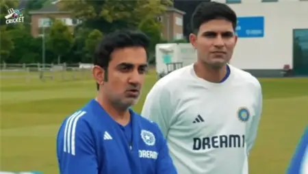 Shubman Gill and Gautam Gambhir