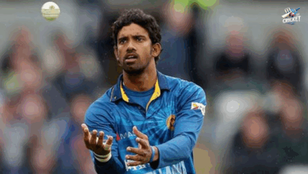 Sri Lankan cricketer Sachithra Senanayake