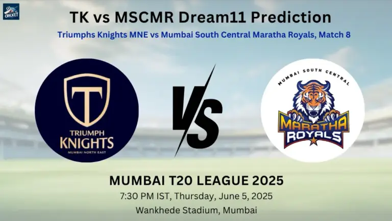 TK vs MSCMR Dream11 Prediction