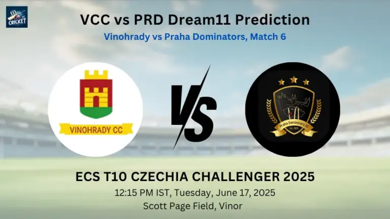 VCC vs PRD Dream11 Prediction