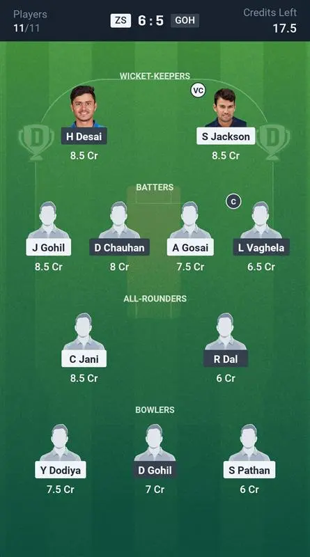 ZS vs GOH Small League Team