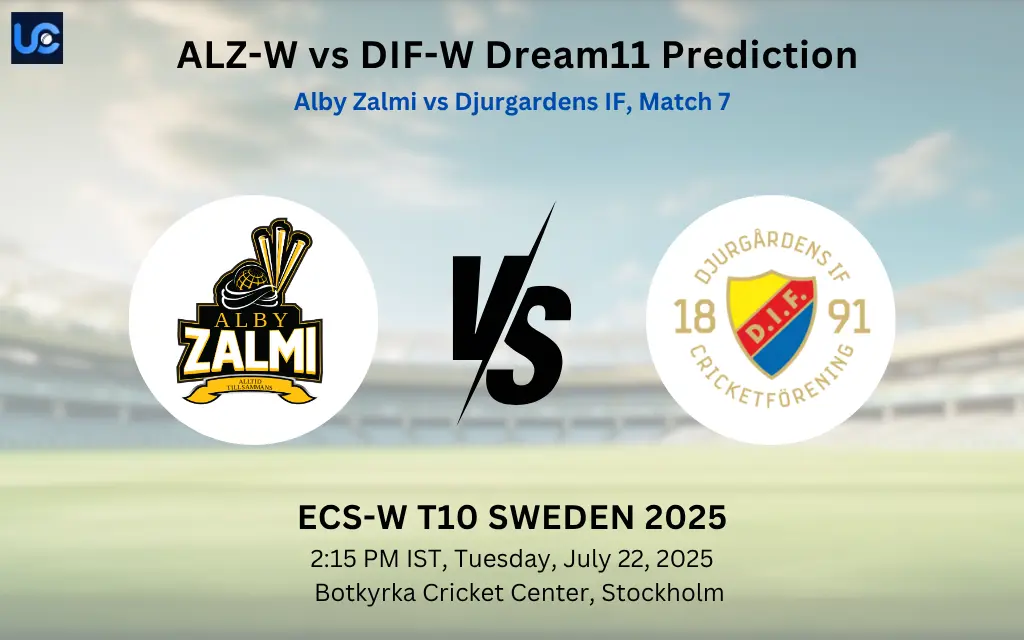 ALZ-W vs DIF-W Dream11 Prediction