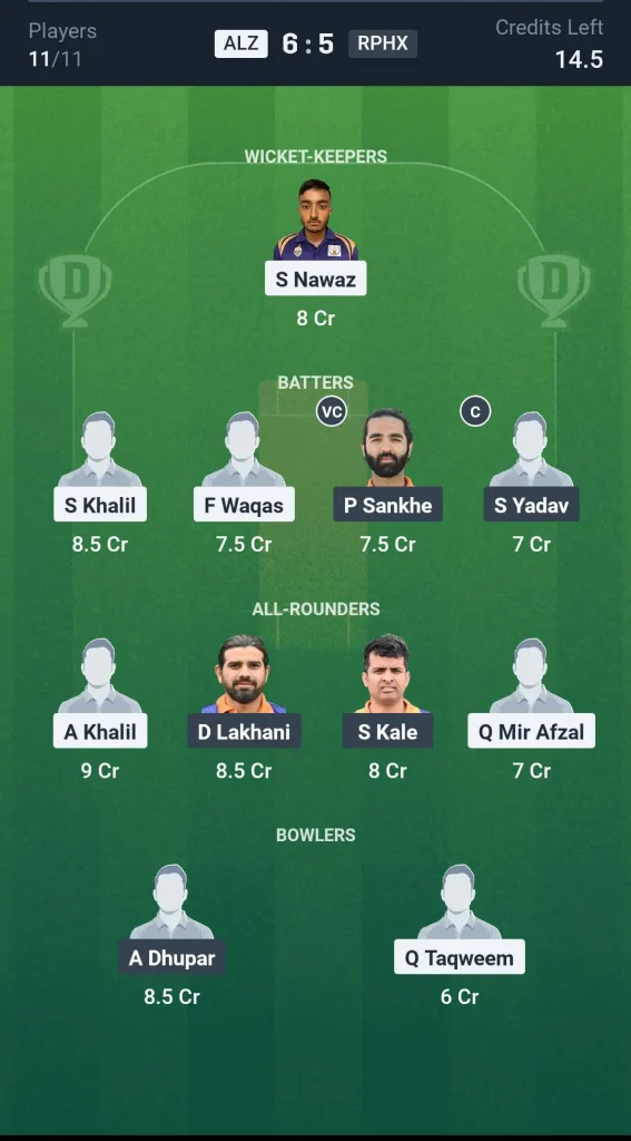 ALZ vs RPHX Small League Team