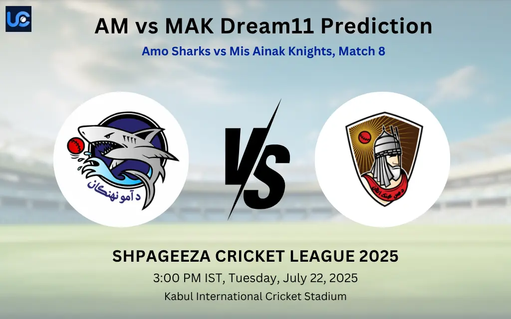 AM vs MAK Dream11 Prediction