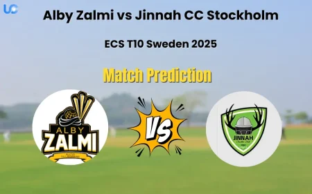 Who will Win Alby Zalmi vs Jinnah CC Stockholm? Match Prediction – ECS T10 Sweden 2025 Alby Zalmi vs Jinnah CC Stockholm Match Prediction