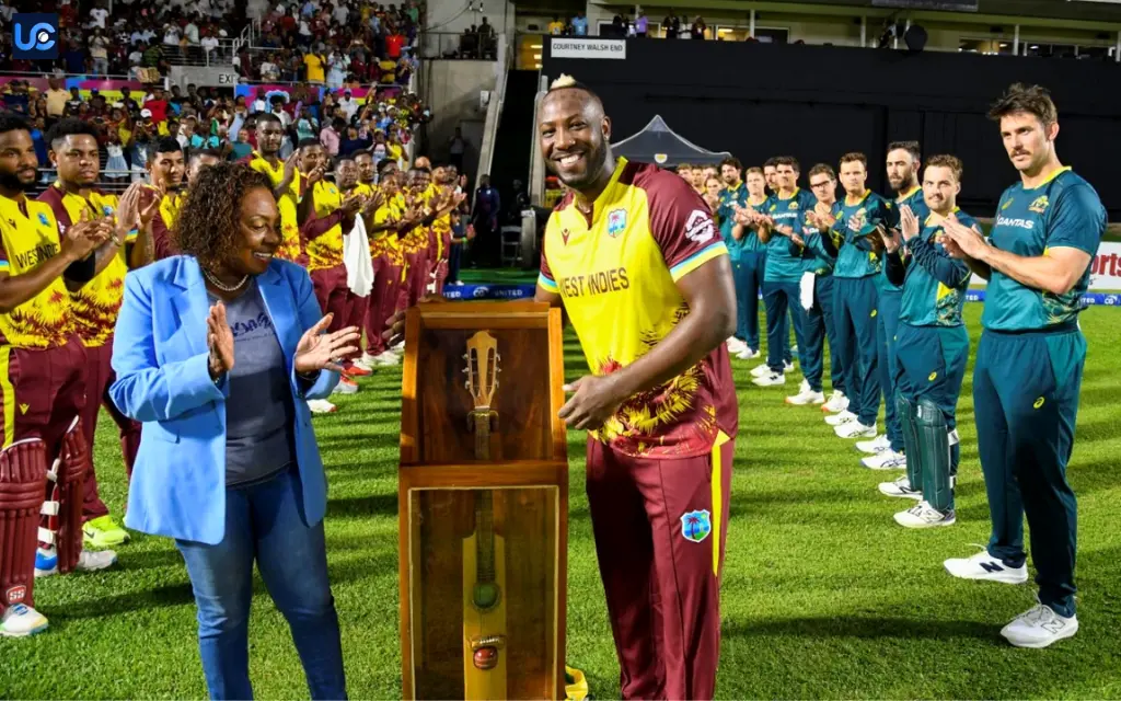 Andre Russell Gets Guard of Honour
