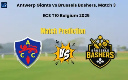 Who will Win Antwerp Giants vs Brussels Bashers? Match Prediction – ECS T10 Belgium 2025