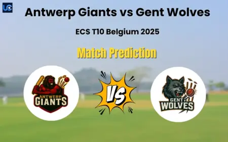 Who will Win Antwerp Giants vs Gent Wolves? Match Prediction – ECS T10 Belgium 2025 Antwerp Giants vs Gent Wolves Match Prediction