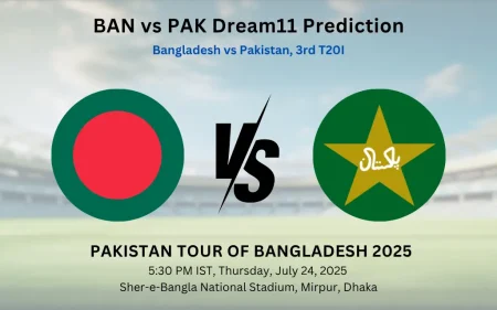 BAN vs PAK Dream11 Prediction