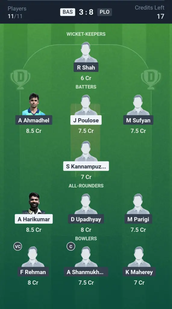 BAS vs PLO Grand League Team