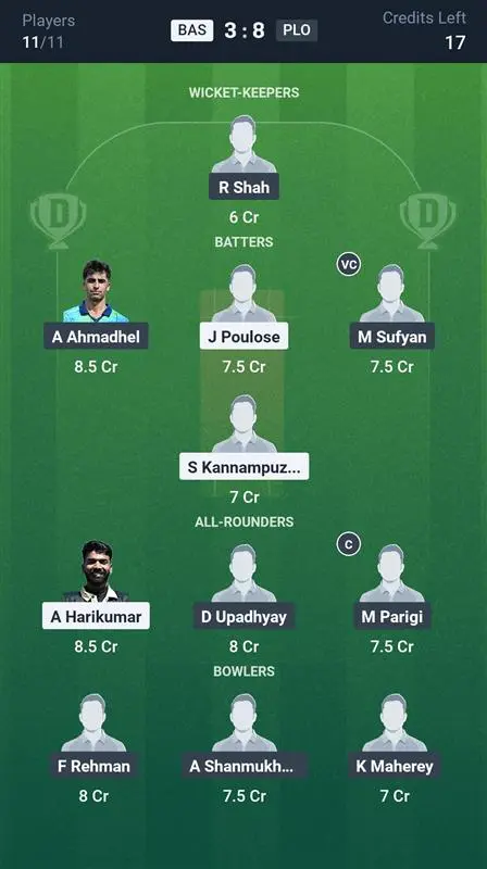 BAS vs PLO Small League Team