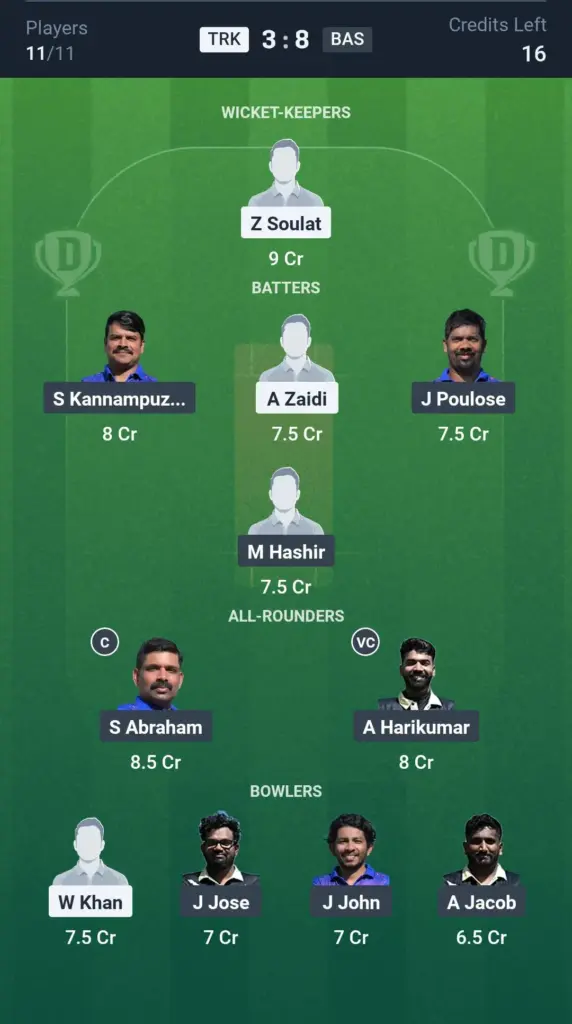 BAS vs TRK Grand League Team