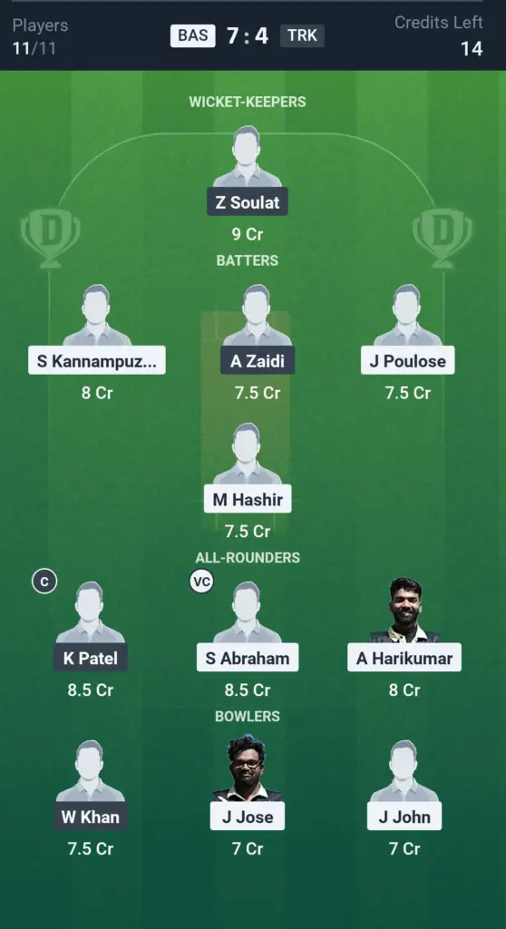 BAS vs TRK Grand League Team