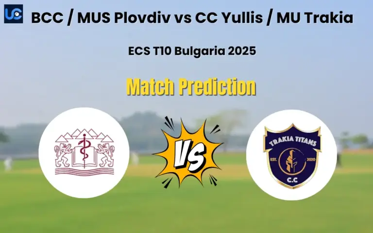 BCC MUS Plovdiv vs CC Yullis MU Trakia Match Prediction