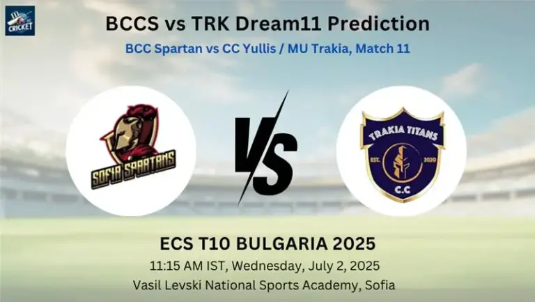 BCCS vs TRK Dream11 Prediction