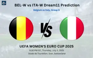BEL-W vs ITA-W Dream11 Prediction