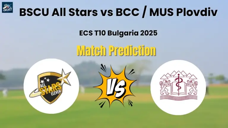 BSCU All Stars vs BCC MUS Plovdiv Match Prediction