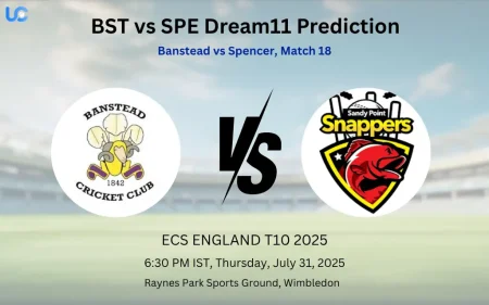BST vs SPE Dream11 Prediction: Today’s Match 18, Fantasy Cricket Tips, Captain Choices, Playing XI & Injury Updates – ECS England T10 2025 BST vs SPE Dream11 Prediction
