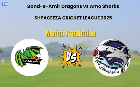 BD vs AM Match Prediction, SHPAGEEZA CRICKET LEAGUE 2025: Who Will Win Today’s Match Between Band-e-Amir Dragons and Amo Sharks? Band-e-Amir Dragons vs Amo Sharks match prediction