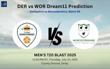 DER vs WOR Dream11 Prediction