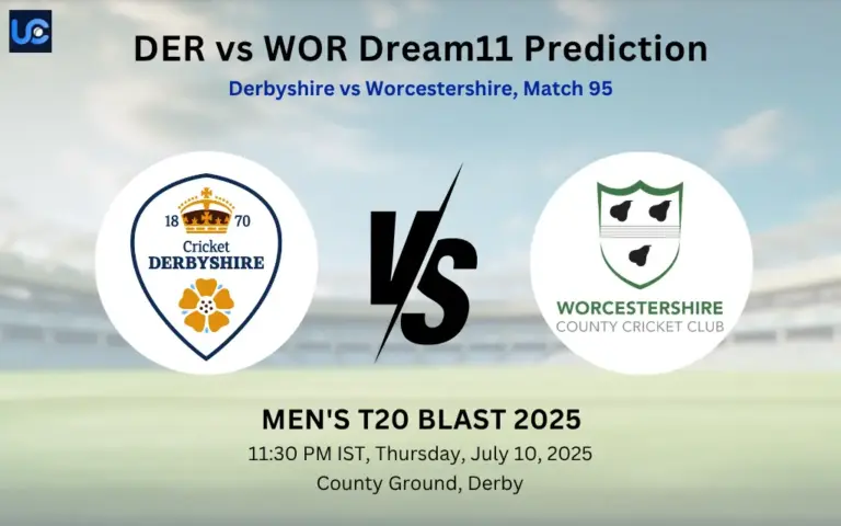DER vs WOR Dream11 Prediction